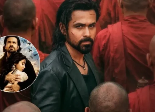 Emraan Hashmi in a moody scene from the movie Awarapan, showing his intense character.