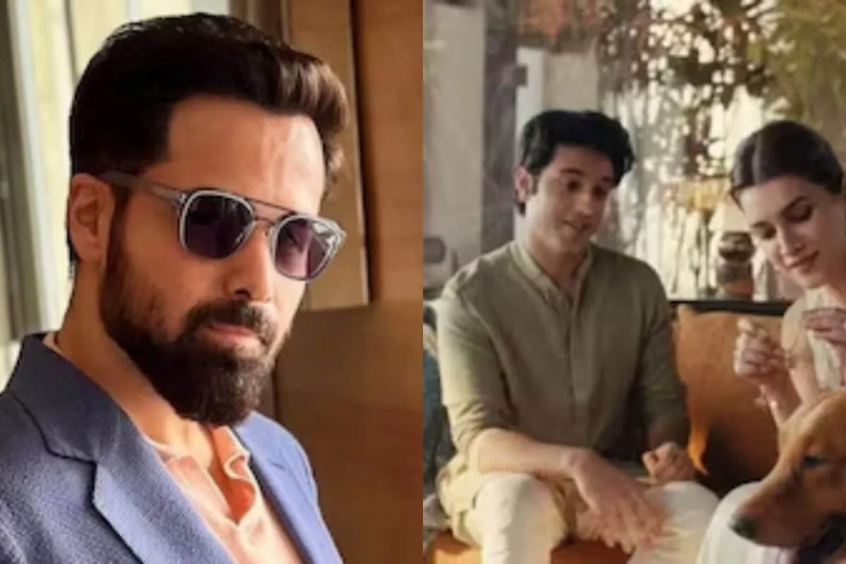 Collage of Emraan Hashmi and Kriti Sanon.