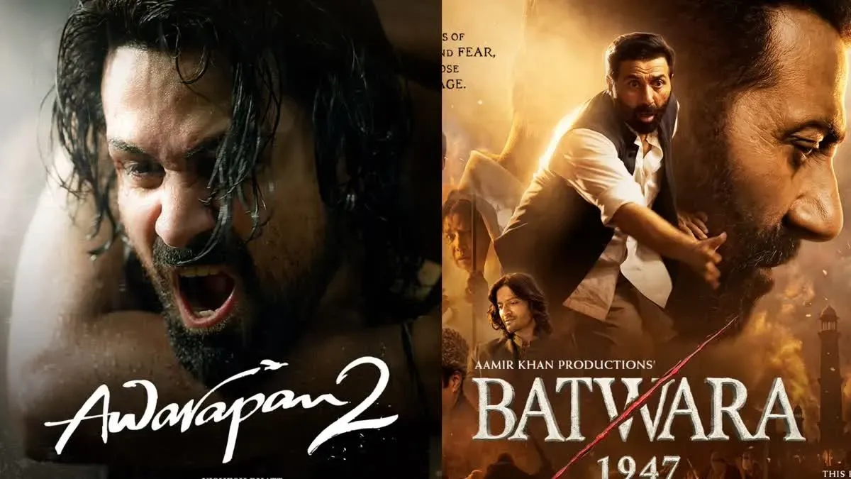 Box office numbers showing one movie with high earnings and another with lower earnings.