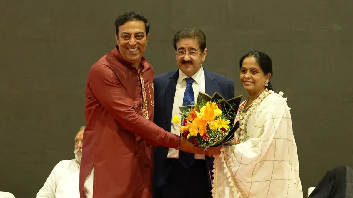 Entrance to Bharat Mandapam for Film Expo India 2026.