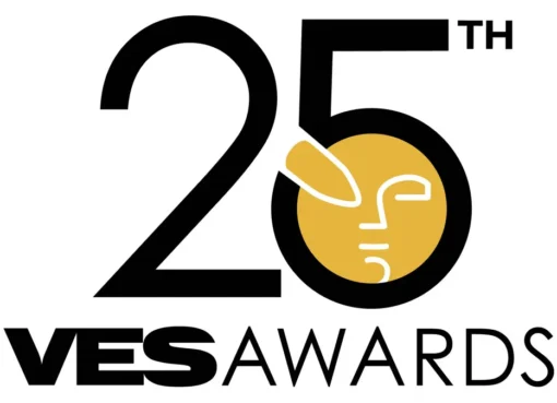 A graphic announcing the VES Awards 2027 with date and location.