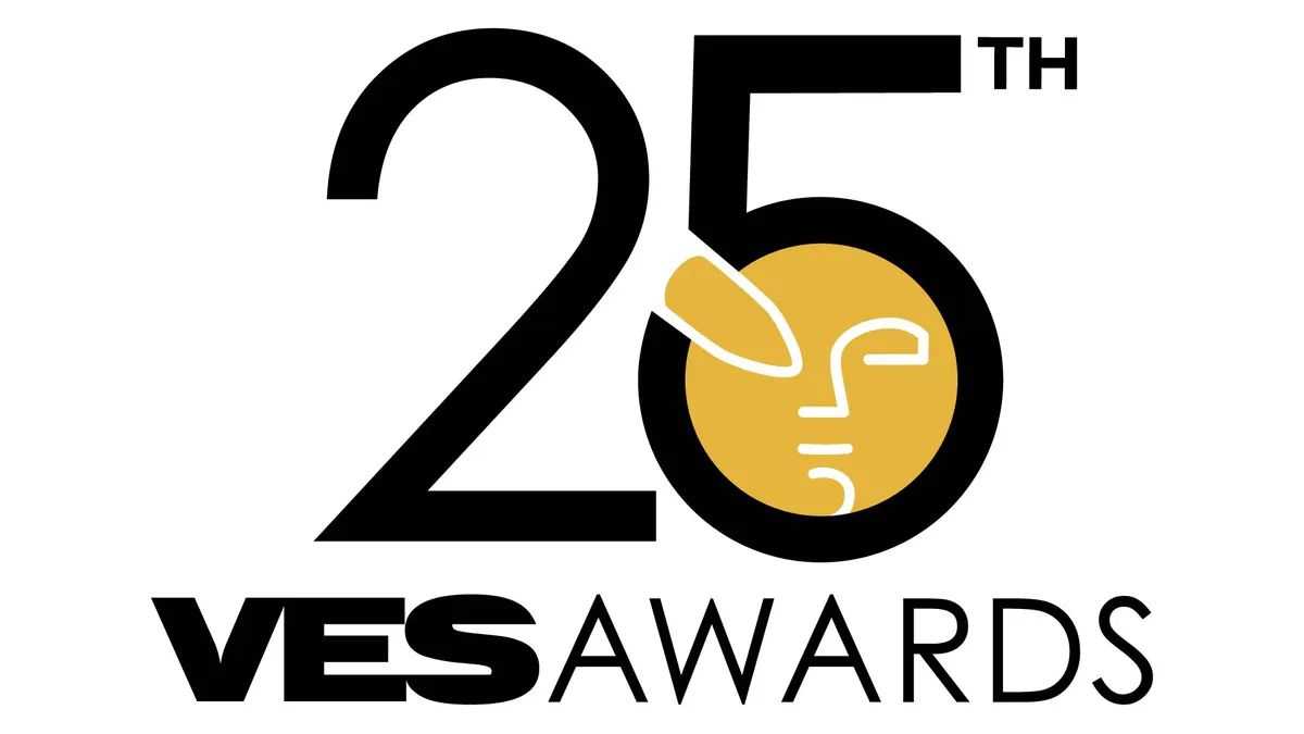 A graphic announcing the VES Awards 2027 with date and location.
