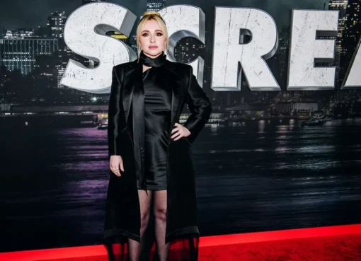 Hayden Panettiere smiling brightly at an event.
