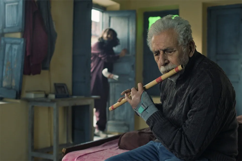 Naseeruddin Shah in a still from the film 'Rehmat'.