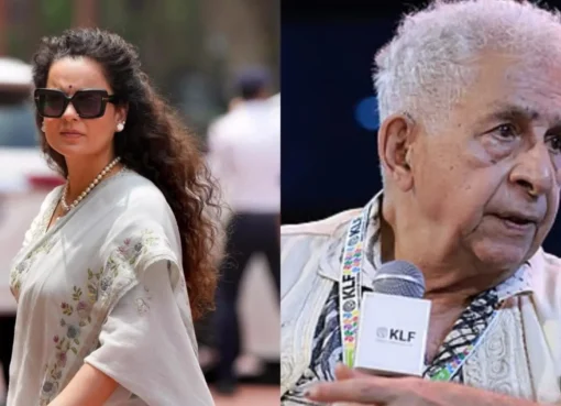 Kangana Ranaut and Naseeruddin Shah in separate images.