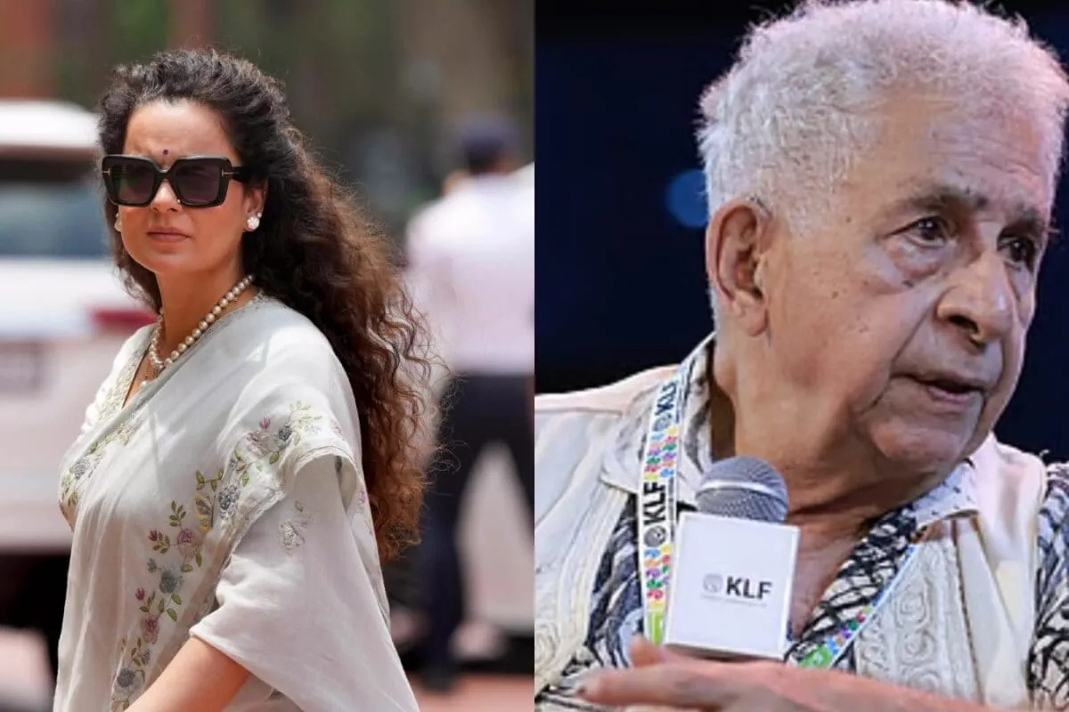 Kangana Ranaut and Naseeruddin Shah in separate images.