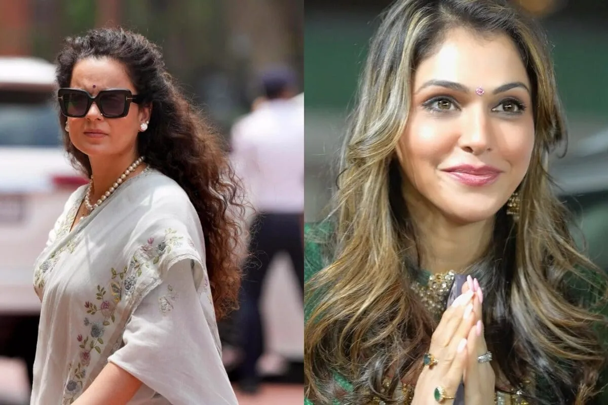 Actress Isha Koppikar smiling.