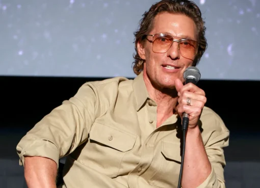 Matthew McConaughey smiling at the Filmland festival.
