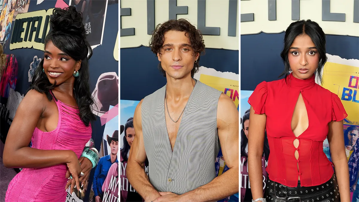 YA stars at a Netflix event.