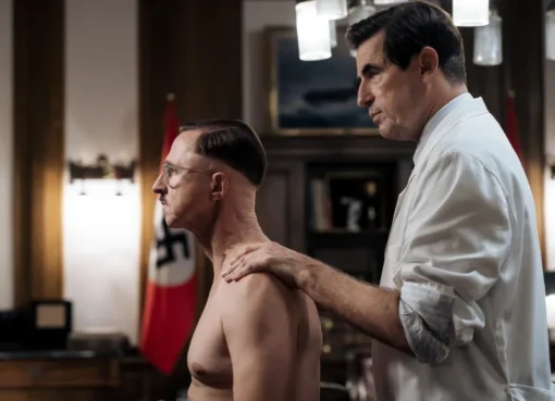 Claes Bang in a scene from 'I Is Another', looking intense and thoughtful.