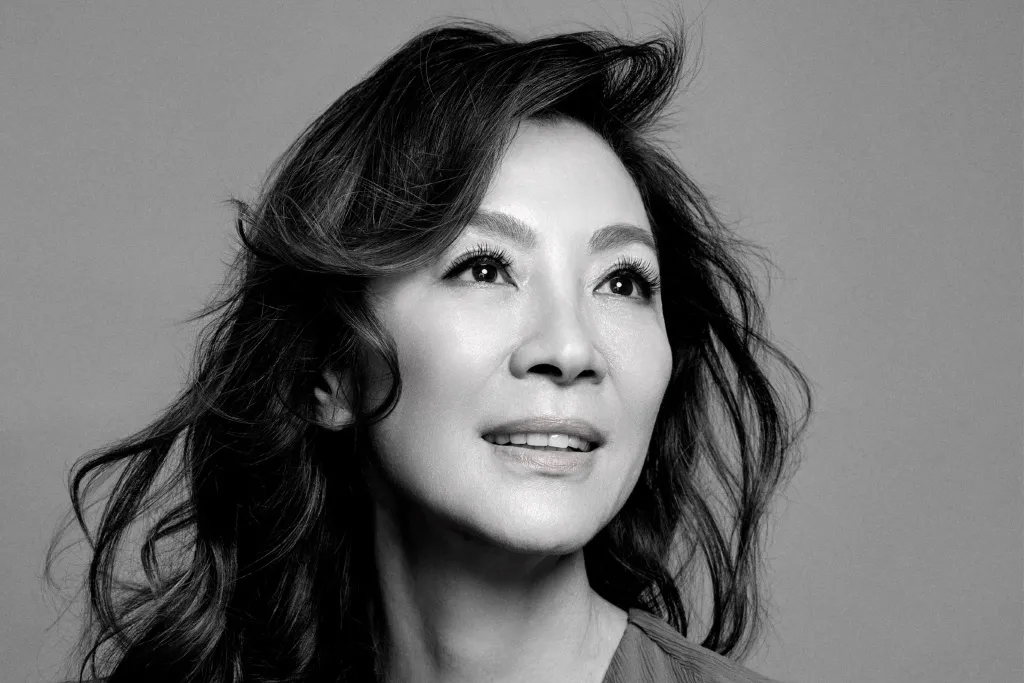 Michelle Yeoh gracefully smiling.