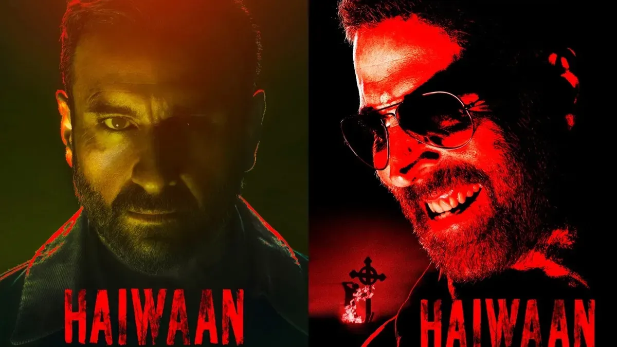 Poster or still from the movie Haiwaan featuring Akshay Kumar and Saif Ali Khan.