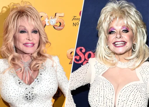 A photo of a Dolly Parton impersonator.