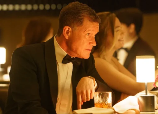 Actor Dylan Walsh looking surprised