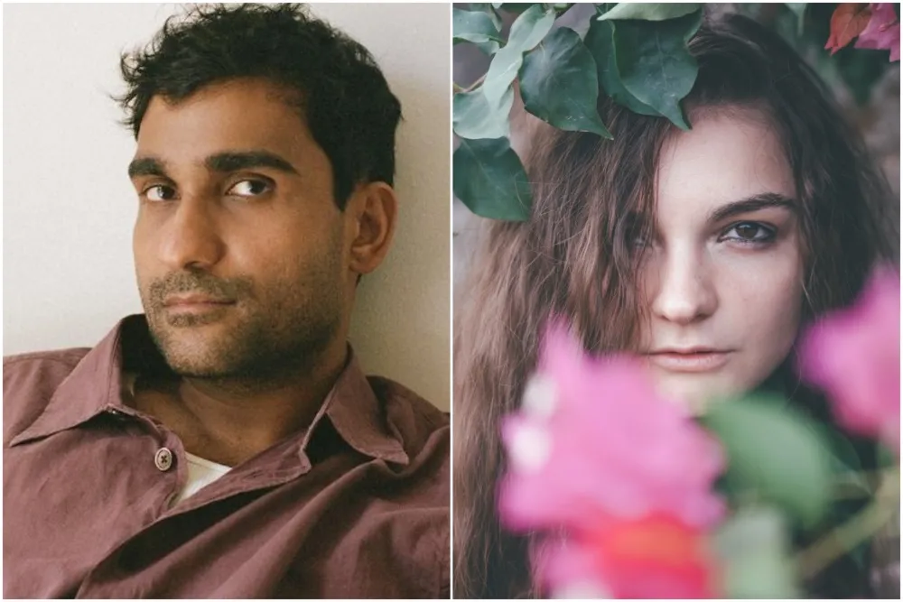 Close-up photo of singer-songwriter Prateek Kuhad looking thoughtfully at the camera.