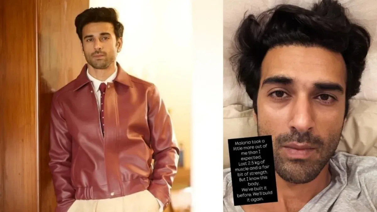 Pulkit Samrat looking tired but determined during his malaria recovery.