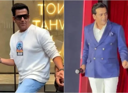 Ravi Kishan striking a pose with his distinctive 'Gucci Walk' expression.