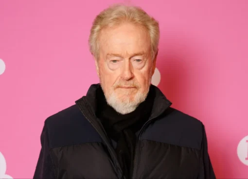 Ridley Scott smiling at a film event