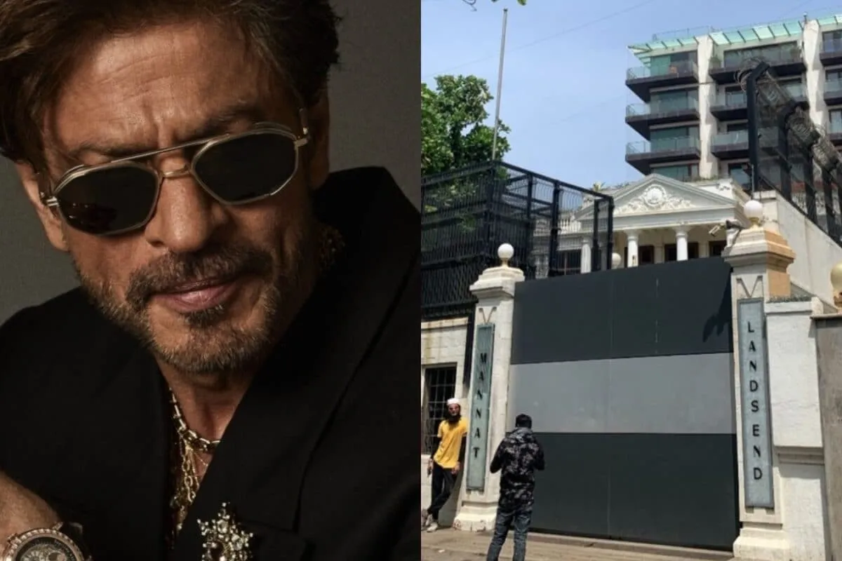 Shah Rukh Khan's Mannat mansion in Mumbai.