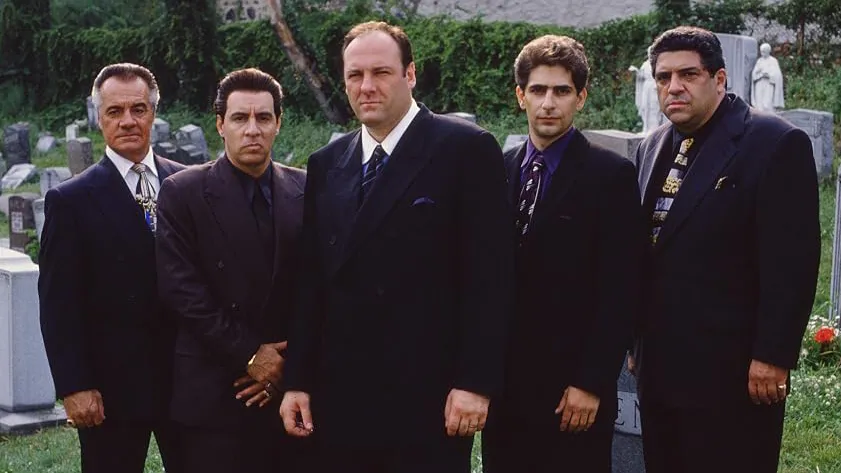 Vincent Pastore as Salvatore "Big Pussy" Bonpensiero in a scene from The Sopranos.