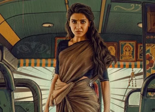 Samantha Ruth Prabhu smiling in a movie still