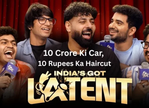 Samay Raina and Sourav Joshi in a YouTube video setting.