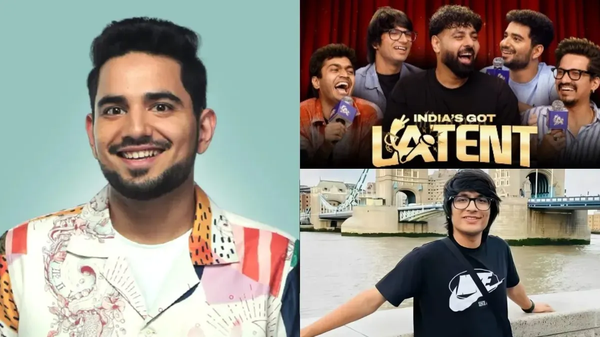 Samay Raina and Sourav Joshi on the set of 'India's Got Latent 2'