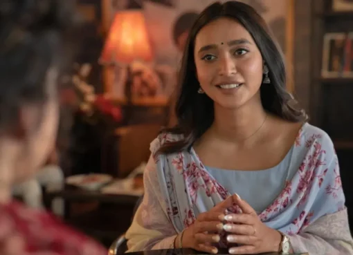 Sayani Gupta looking thoughtful.