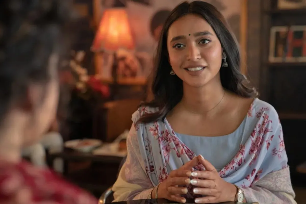 Sayani Gupta looking thoughtful.