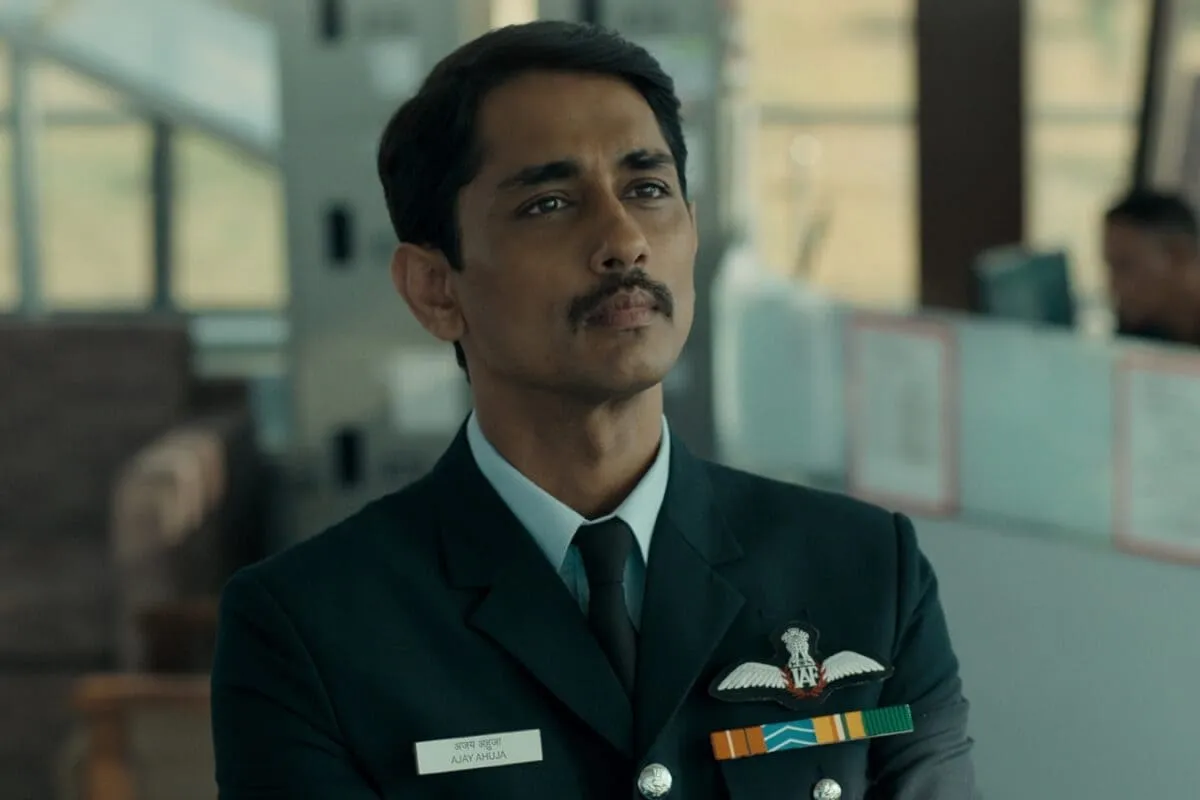 Siddharth looking thoughtful, perhaps on the set of Operation Safed Sagar.