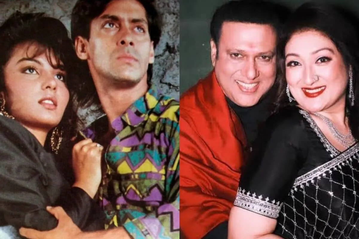 Somy Ali and Govinda side by side looking professional