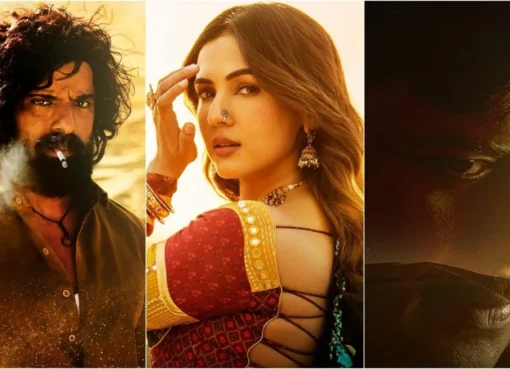 Sonal Chauhan as Mumtaz Bibi and Ravi Kishan as Babban Babua in new character posters for Mirzapur: The Movie.