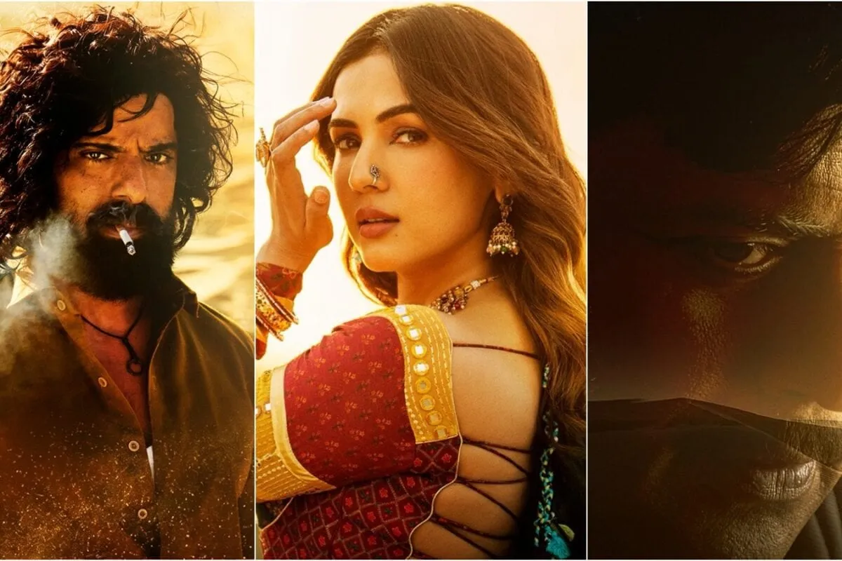 Sonal Chauhan as Mumtaz Bibi and Ravi Kishan as Babban Babua in new character posters for Mirzapur: The Movie.