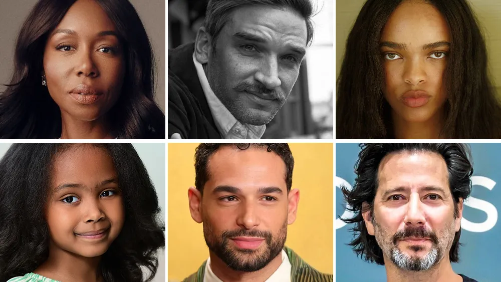Amanda Warren and Evan Jonigkeit starring in a sci-fi horror film.