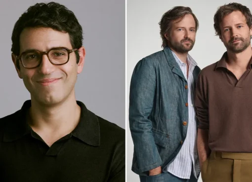 The Duffer Brothers at an event