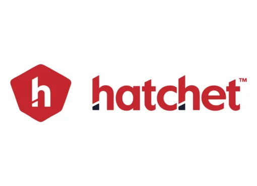 A modern, stylized graphic representing the new 'Hatchet' platform, possibly with an axe motif and digital elements for creators.