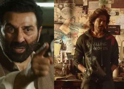 Sunny Deol and Shah Rukh Khan smiling, side by side.