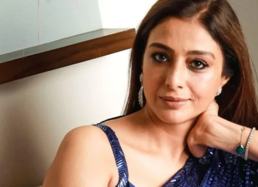 Photo of actress Tabu looking thoughtful.