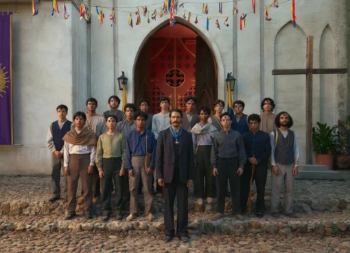Promotional image showing cast members from Netflix's 100 Years of Solitude series.