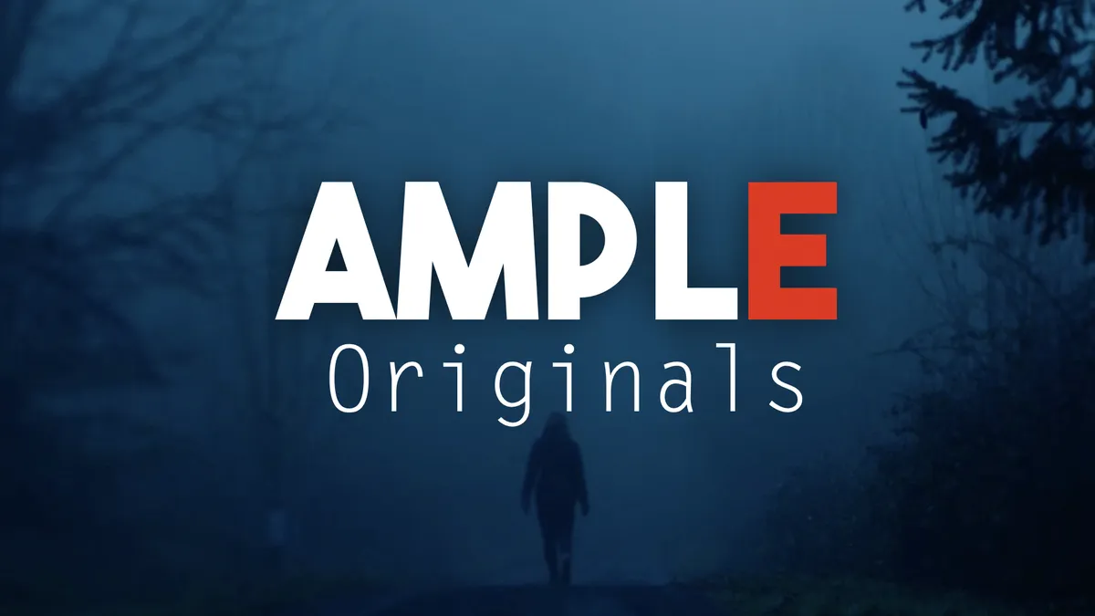A person watching a dramatic true-crime series on a computer screen, with the YouTube logo visible.