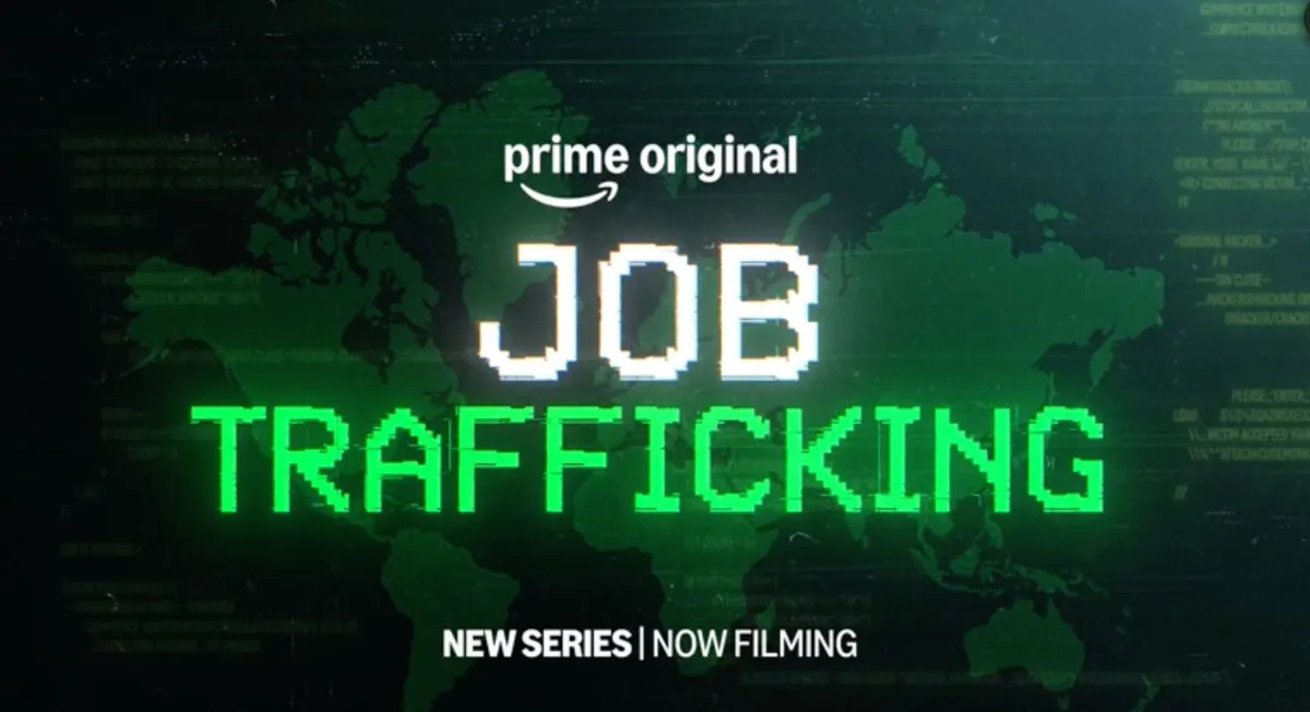 Nimrat Kaur and Pavan Malhotra in a dramatic scene from 'Job Trafficking'.