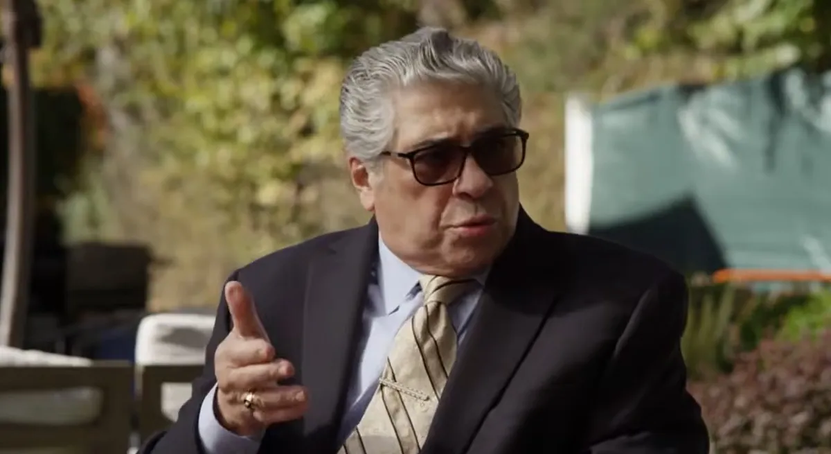 Trailer still from Gravesend Season 3 featuring Vincent Pastore and Shaquille O'Neal.