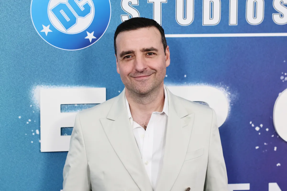 Actor David Krumholtz looking thoughtful and earnest while explaining his career decision on social media.