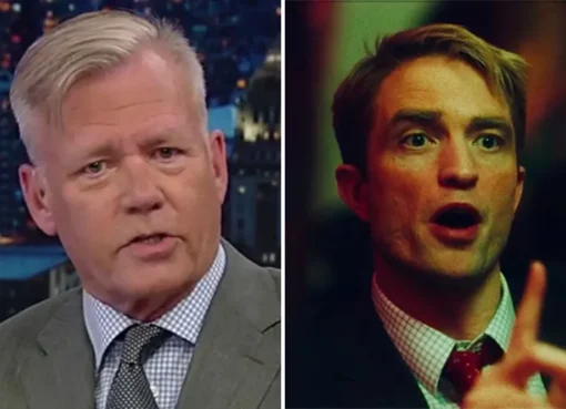 Split image of Chris Hansen and Robert Pattinson, highlighting the role.