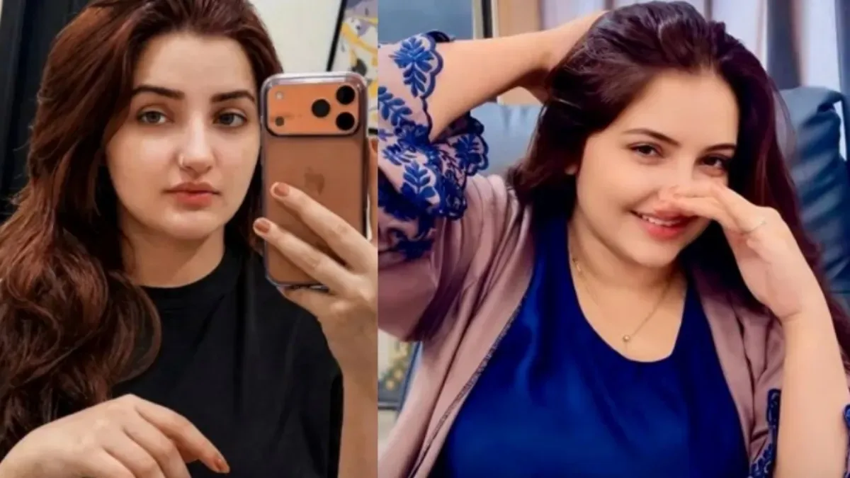 Portrait of Ayesha Gilamana, also known as Shamso Bibi, smiling in a vibrant setting, likely from one of her TikTok videos.