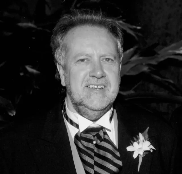 A photo of film editor Ian Crafford, a man who crafted movie scenes with an artistic eye.