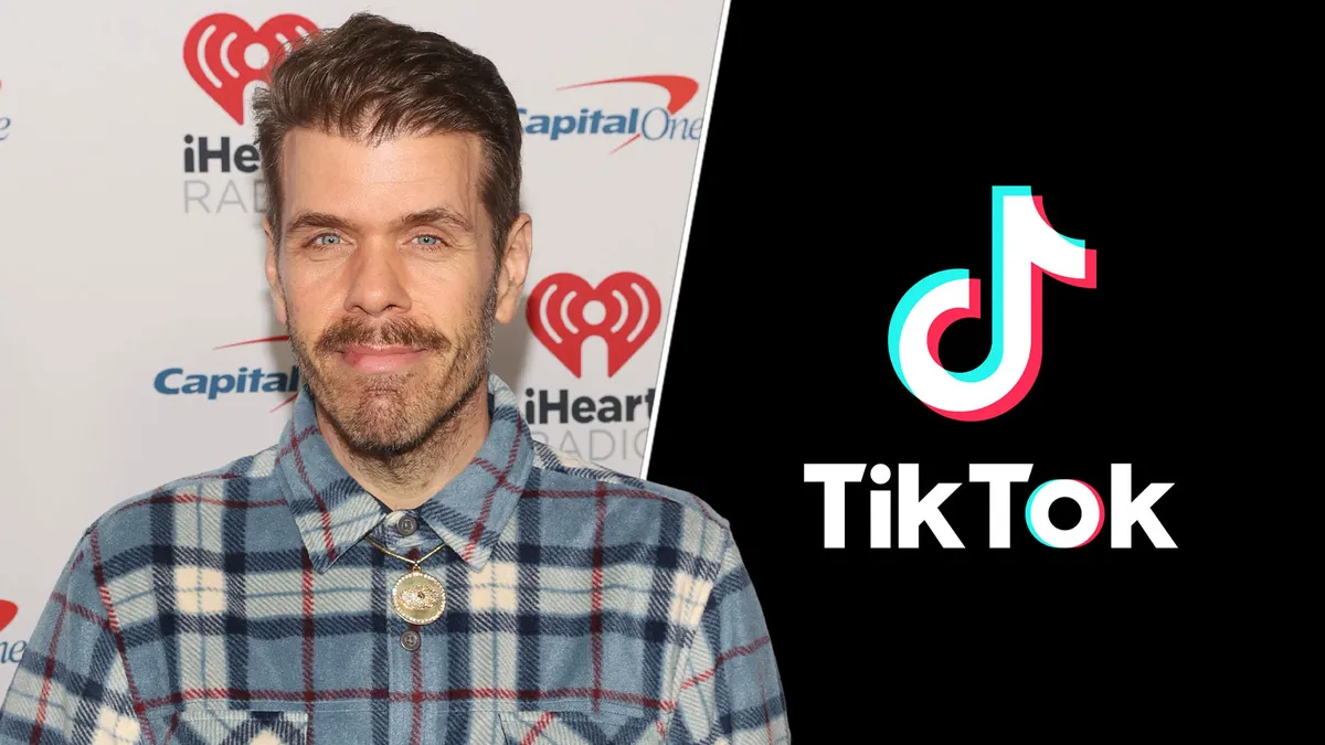 Screenshot of a TikTok livestream with a blurred image.
