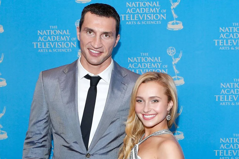 Wladimir Klitschko honoring Hayden Panettiere on her birthday with a message.