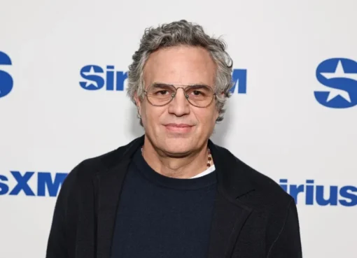 A photo of actor Mark Ruffalo looking thoughtful and serious.