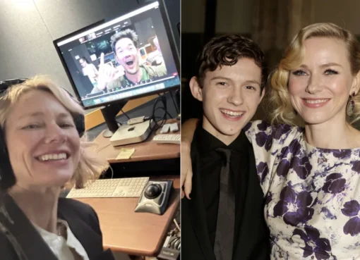 Naomi Watts recording lines virtually for her AI role in Spider-Man.